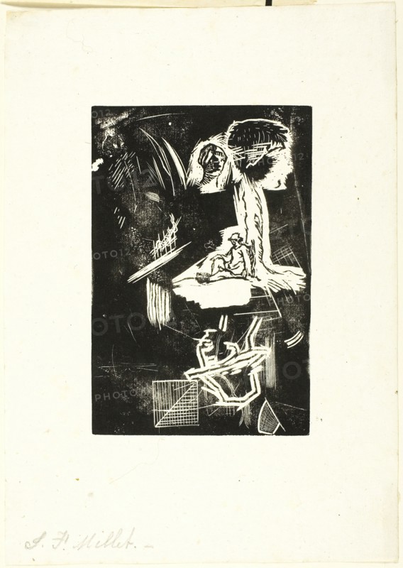 Sketches, after 1863. Creator: Jean Francois Millet.