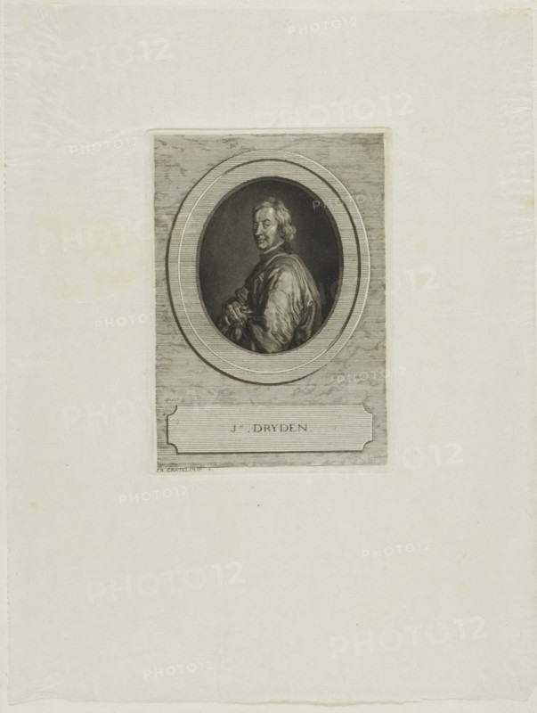 John Dryden, n.d. Creator: Jean-Baptiste de Grateloup.