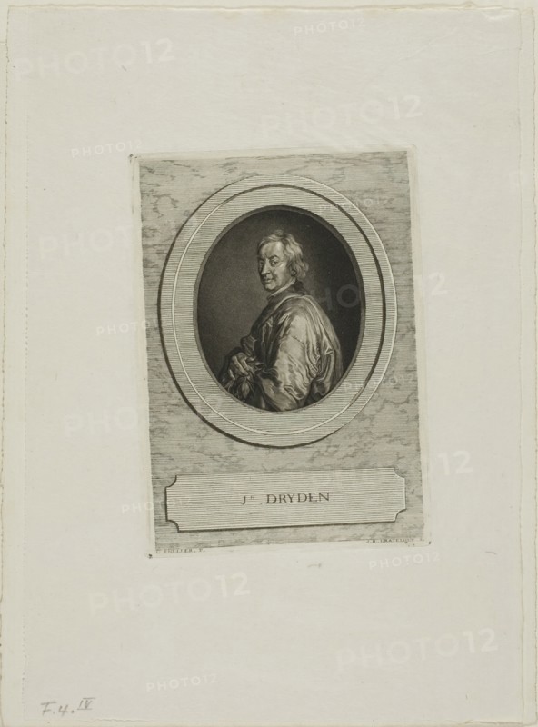 John Dryden, n.d. Creator: Jean-Baptiste de Grateloup.