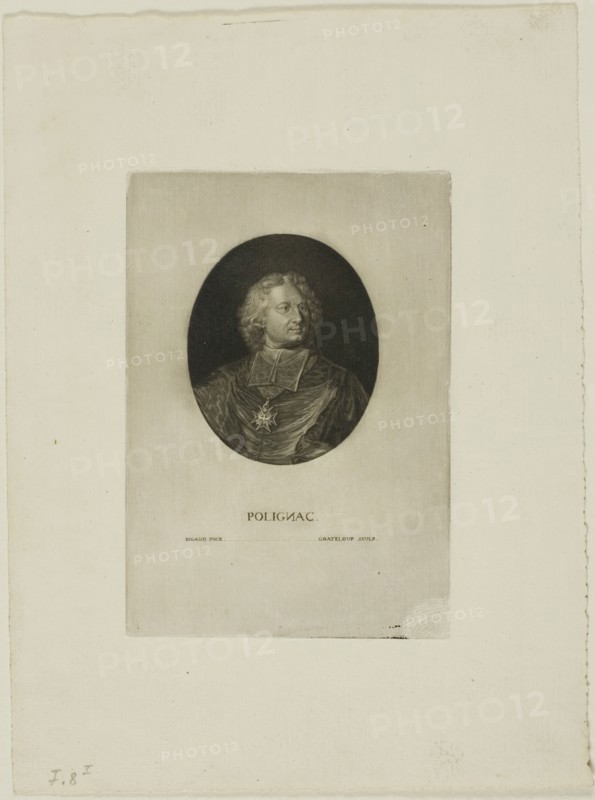 Melchior de Polignac, Cardinal, n.d. Creator: Jean-Baptiste de Grateloup.