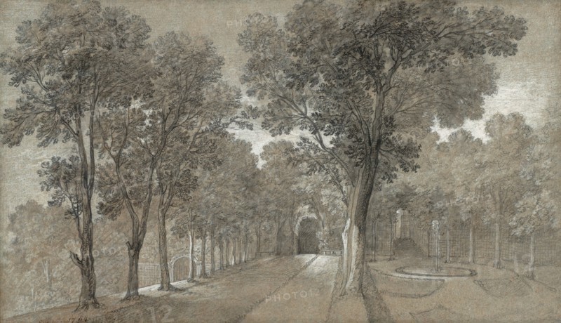 View of the Park at Arcueil, 1744. Creator: Jean-Baptiste Oudry.