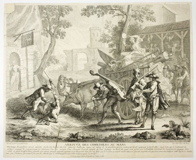 Arrival of the Comedians, n.d. Creator: Jean-Baptiste Oudry.