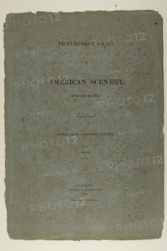 Portfolio Cover for Picturesque Views of American Scenery, No. II, 1819/21. Creator: John Hill.