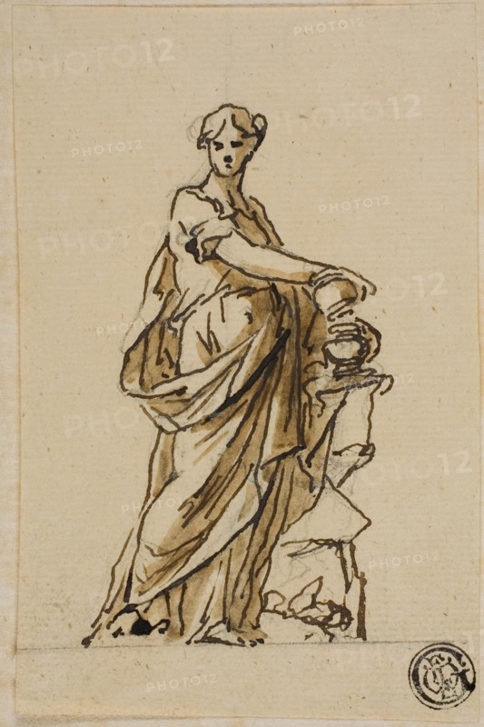 Fate with Urn, n.d. Creators: John Michael Rysbrack, Sir James Thornhill.