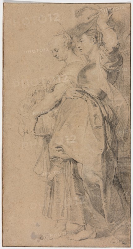 Lot's Daughters Fleeing Sodom, 1615/20. Creator: Lucas Vorsterman.