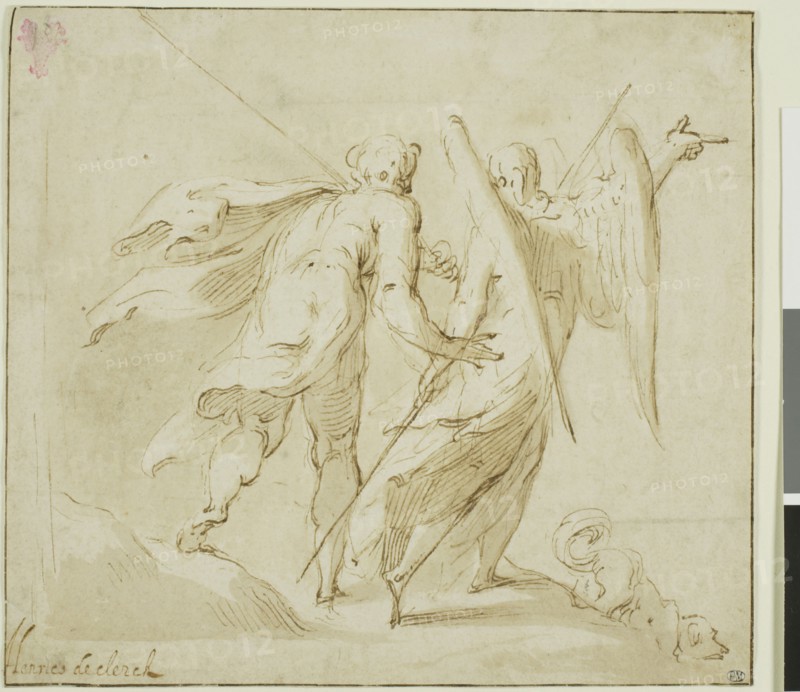 Tobias and the Angel, 1500/77. Creators: Michel Joseph Speeckaert, Hendrik de Clerck.