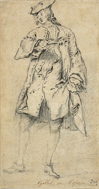 Young Man Standing, 18th century. Creator: Nicolas Lancret.
