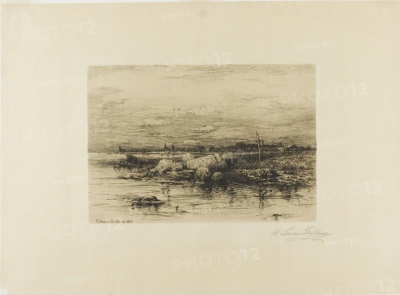 The Mouth of the Apponagansett, 1883. Creator: Robert Swain Gifford.