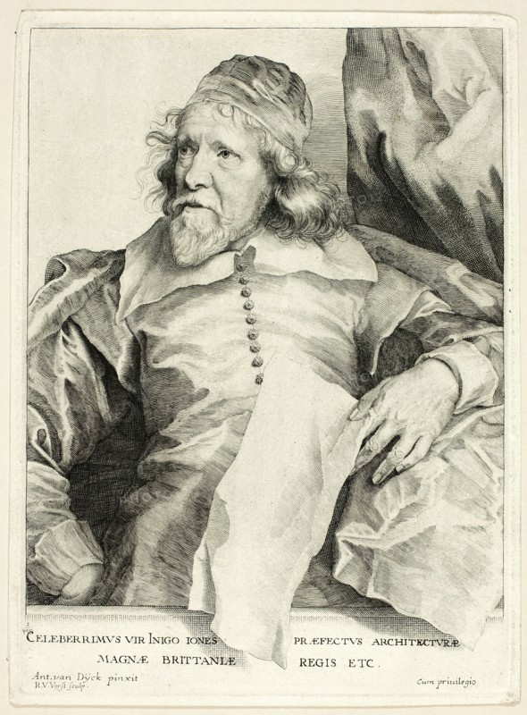 Inigo Jones, 1630/36, printed c. 1800. Creator: Robert van Voerst.