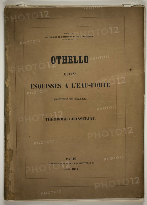 Frontispiece, from Othello, 1844. Creator: Theodore Chasseriau.