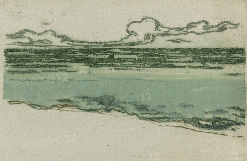 The Sea at Bognor, 1895. Creator: Theodore Roussel.