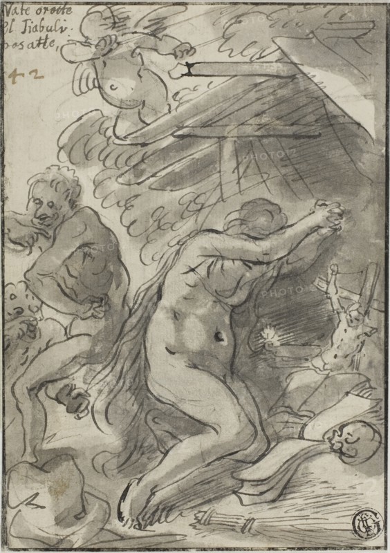 Mary Magdalene in Wilderness, 17th century. Creator: Unknown.