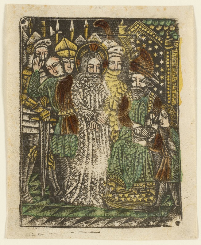 Christ before Pilate, 1460-65. Creator: Unknown.