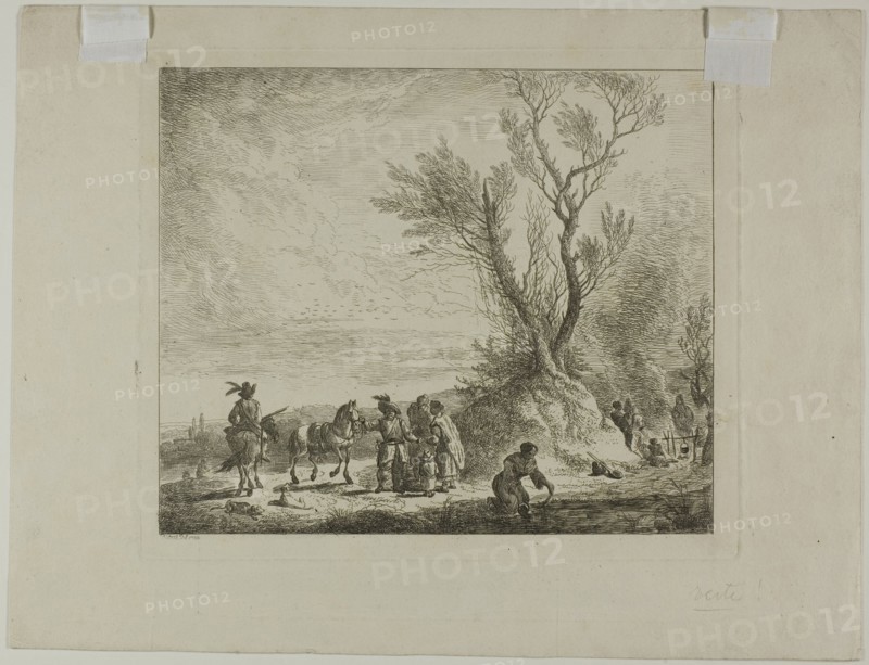 Wayfarer's Camp, 1730. Creator: Christian Wilhelm Ernst Dietrich.