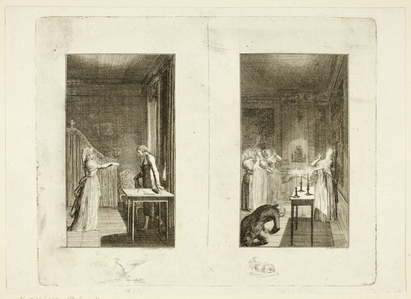 Illustration to Samuel Richardson's Clarissa, 1796. Creator: Daniel Nikolaus Chodowiecki.