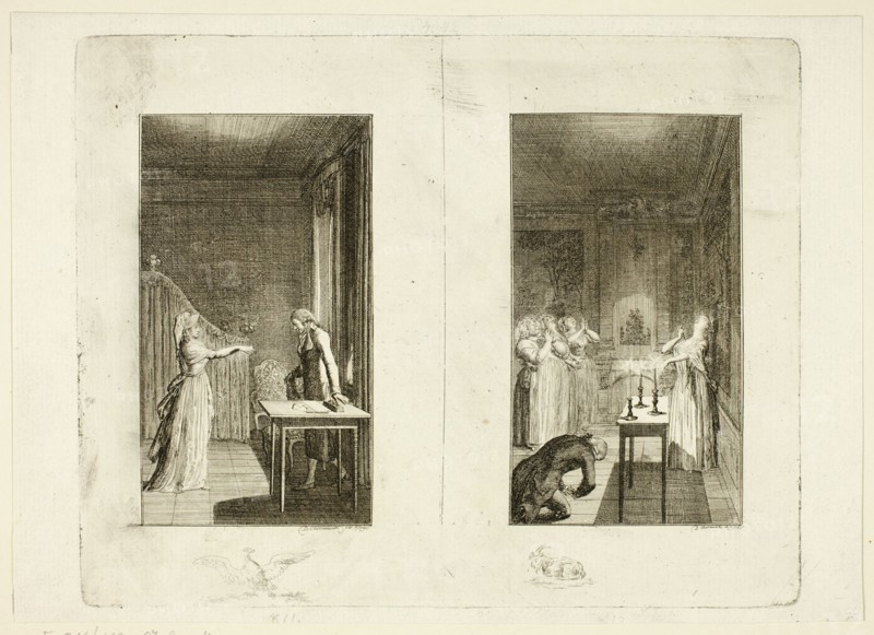 Illustration to Samuel Richardson's Clarissa, 1796. Creator: Daniel Nikolaus Chodowiecki.
