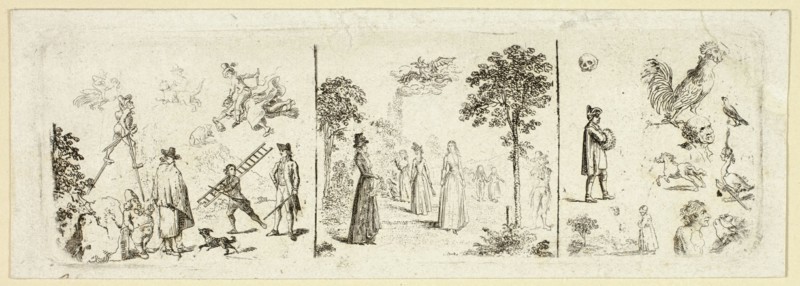 Various Sketches, 1800. Creator: Daniel Nikolaus Chodowiecki.