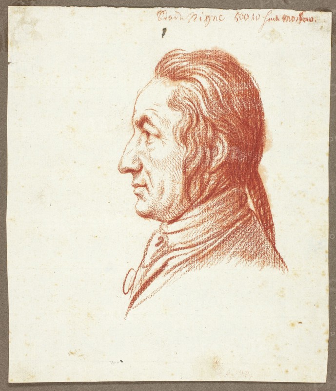 Portrait Head of a Man in Profile, n.d. Creator: Daniel Nikolaus Chodowiecki.