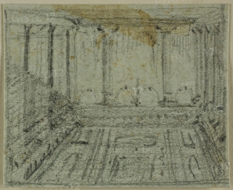 Portico, n.d. Creator: Domenico Quaglio II.