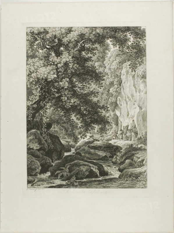 A Civita Castellana, from Malerisch Radierte Prospekte aus Italien, 1793. Creator: Johann Christian Reinhart.