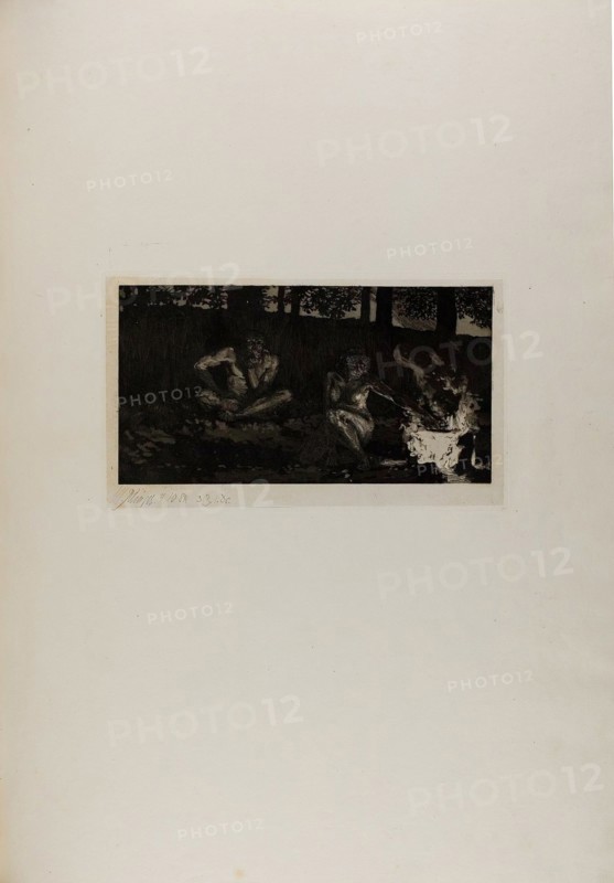Preface I, plate two from A Life, 1884. Creator: Max Klinger.