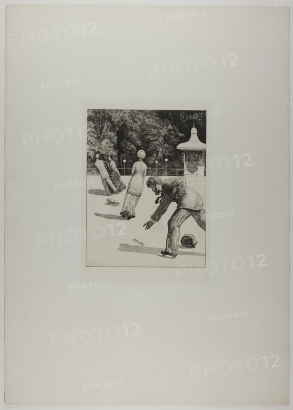 A Glove: Action, 1881. Creator: Max Klinger.