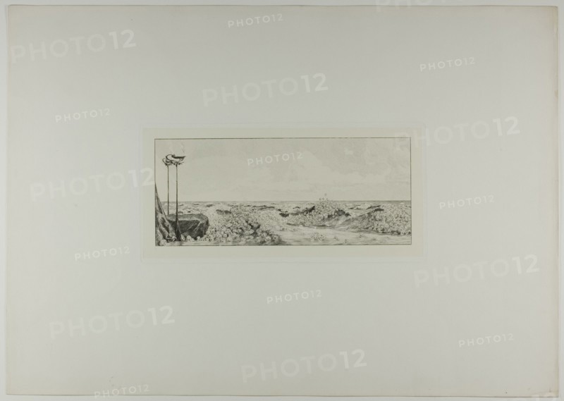 Homage, plate six from A Glove, 1881. Creator: Max Klinger.