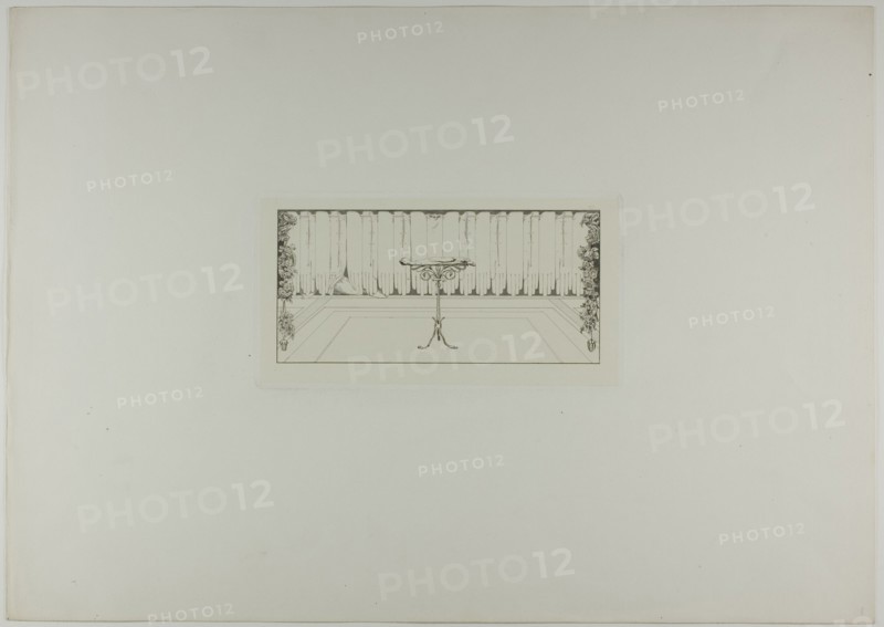 Quiet, plate eight from A Glove, 1881. Creator: Max Klinger.