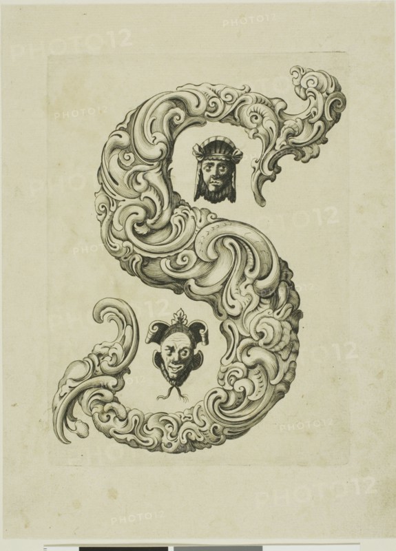Letter S, 1630. Creator: Pierre Aubry.