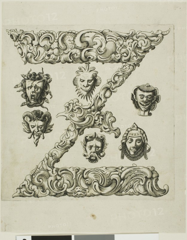 Letter Z, 1630. Creator: Pierre Aubry.