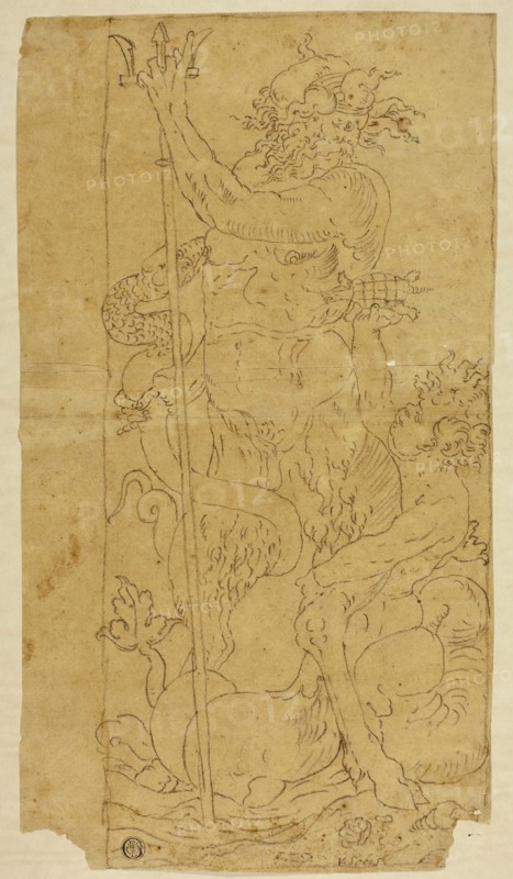 Neptune and Triton, n.d. Creator: Unknown.