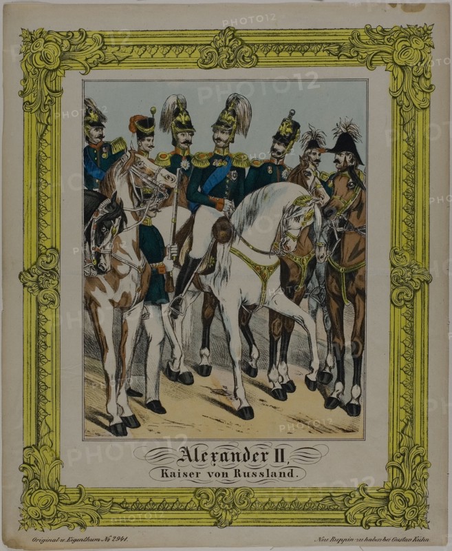Alexander II, Emperor of Russia, n.d. Creators: Unknown, Gustav Kuhn.
