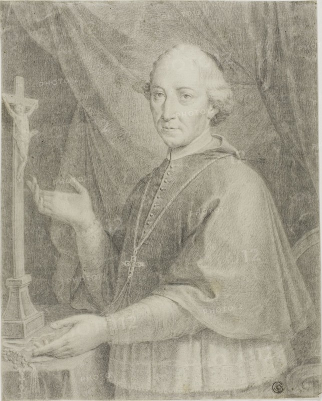Portrait of Ecclesiastic, n.d. Creator: Gaspar Netscher.