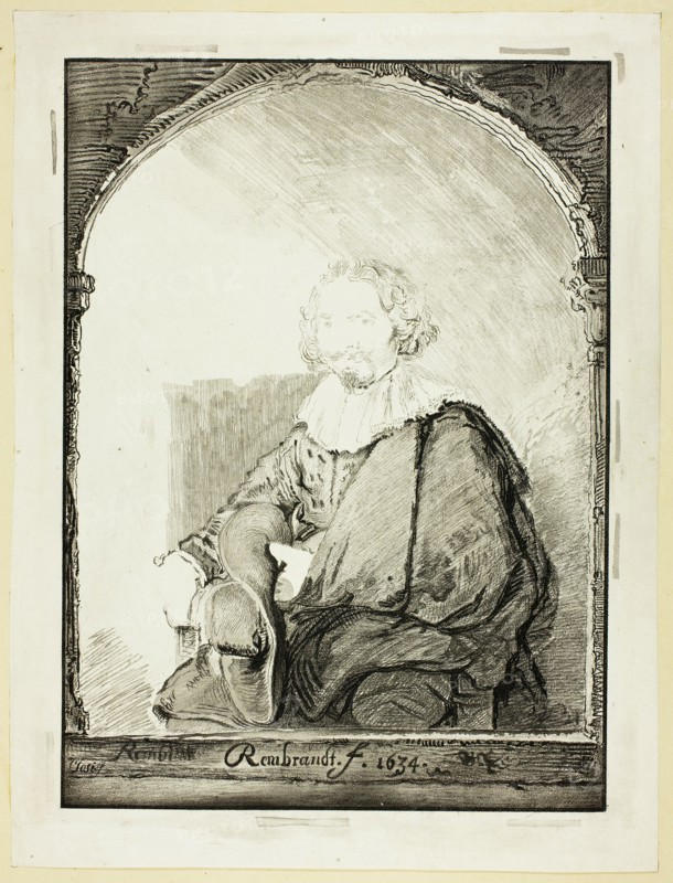 Portrait of a Man in an Arm Chair..., published 1821. Creator: Christian Josi.