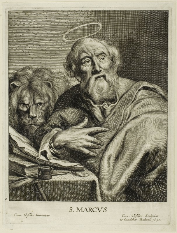 Saint Mark, n.d. Creator: Cornelis de Visscher.