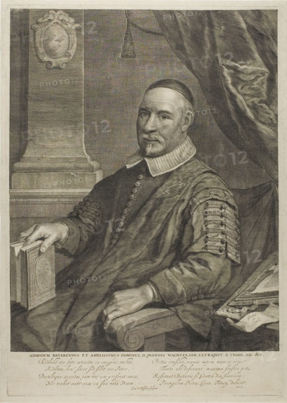 Rev. D. Johannes Wachterlaer of Utrecht, n.d. Creator: Cornelis de Visscher.