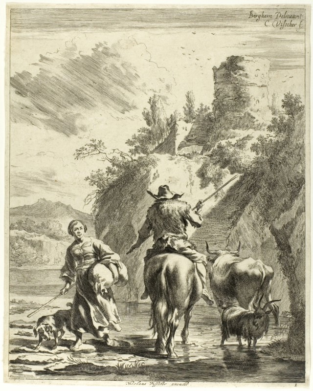 The Passage of the River, n.d. Creator: Cornelis de Visscher.