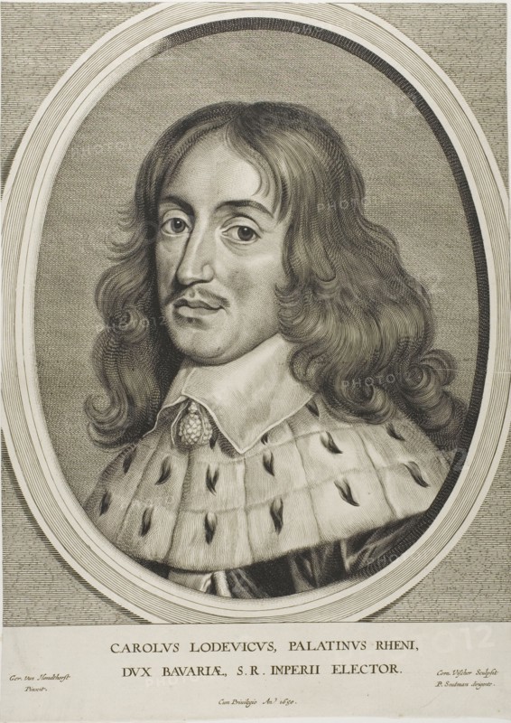 Duke Charles Louis of the Palatinate, n.d. Creator: Cornelis de Visscher.