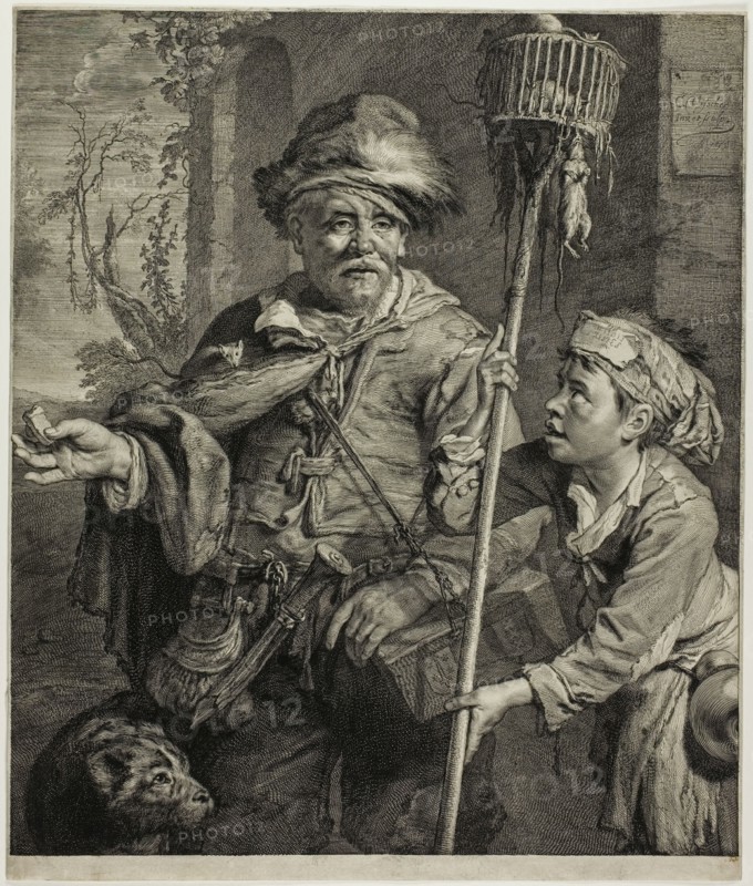 The Rat Catcher, n.d. Creator: Cornelis de Visscher.