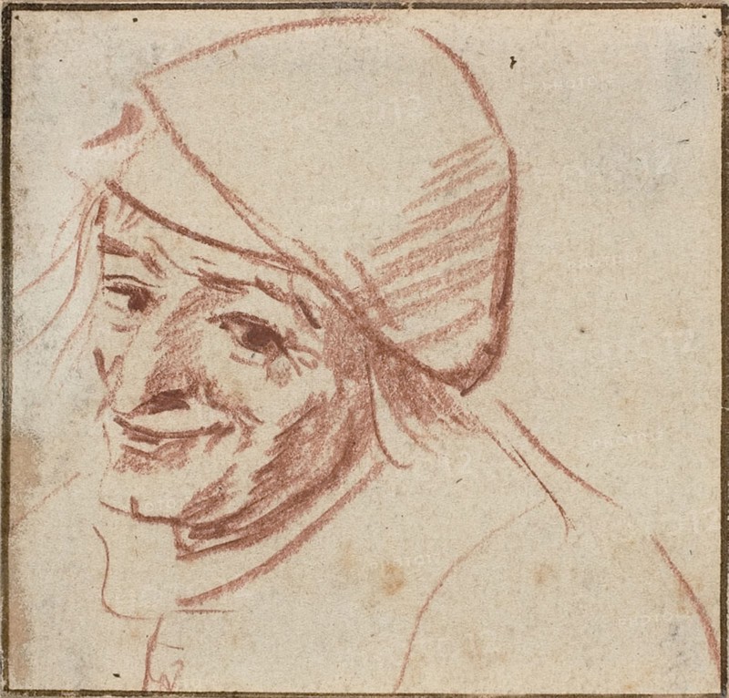 Head of a Peasant, n.d. Creator: Egbert van Heemskerk.