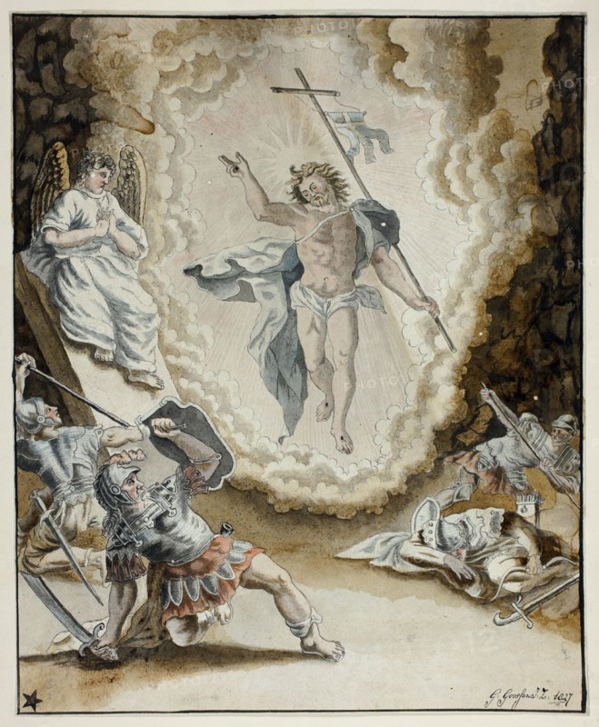 Resurrection of Christ, 1827. Creator: Gerardus Gossen.