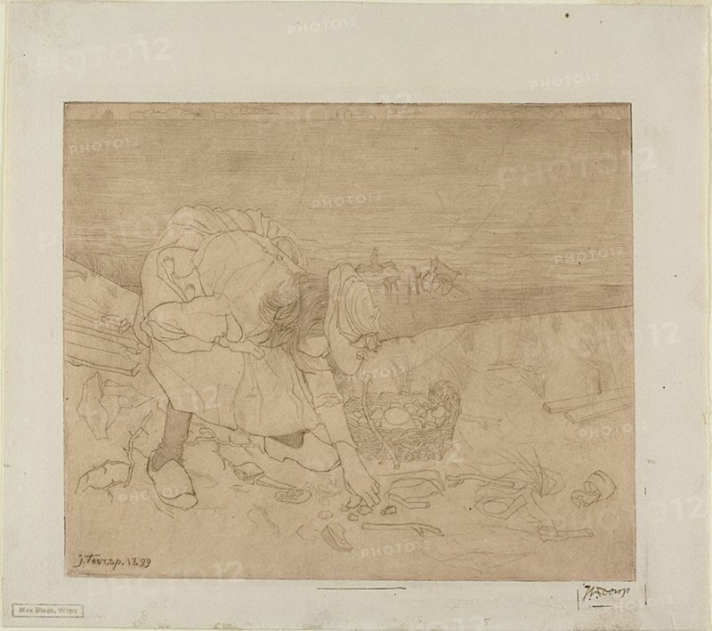 Sprokelend Kind, 1899. Creator: Jan Toorop.