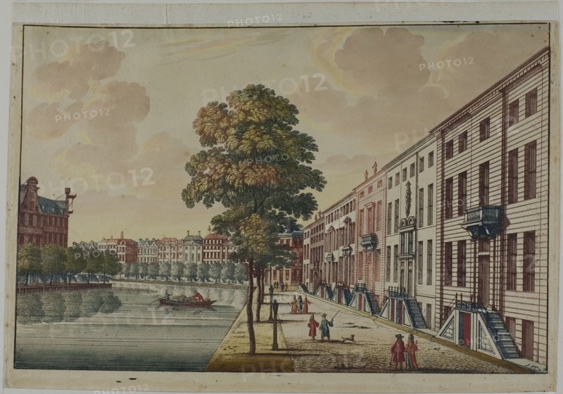View of the Golden Bend on the Herengracht Canal, Amsterdam, c. 1694. Creator: Jan van Call.