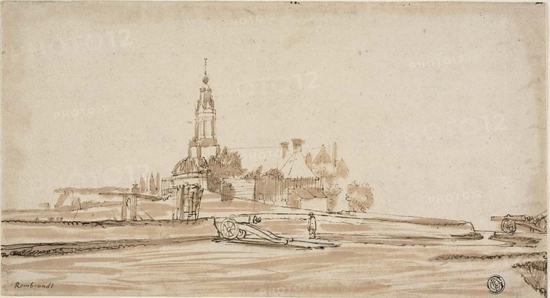 Haarlem Gate at Amsterdam, 1650/70. Creator: Johannes Ruisscher.