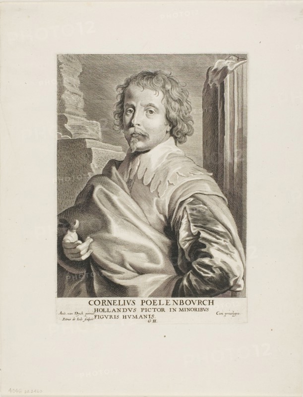 Cornelis van Poelenburch, 1630-1645. Creators: Pieter de Jode II, Anthony van Dyck.