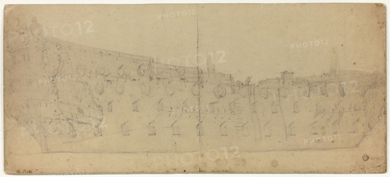 Side View of Man o' War, n.d. Creator: Willem van de Velde I.