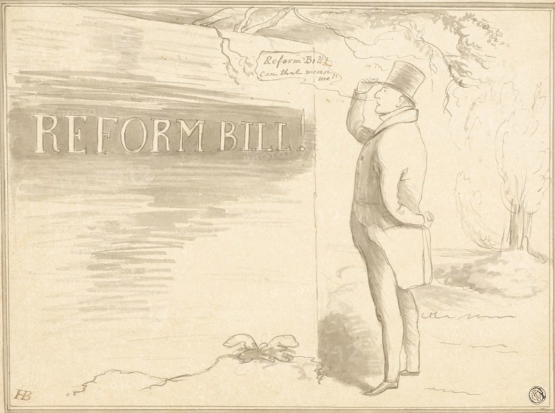 The Handwriting on the Wall, n.d. Creator: John Doyle.