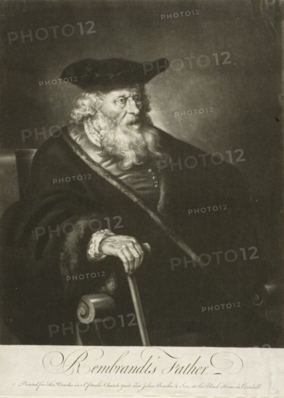 Rembrandt's Father, n.d. Creator: James McArdell.