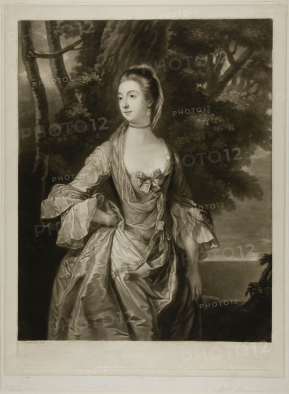 Mrs. Bonfoy, c. 1754. Creator: James McArdell.