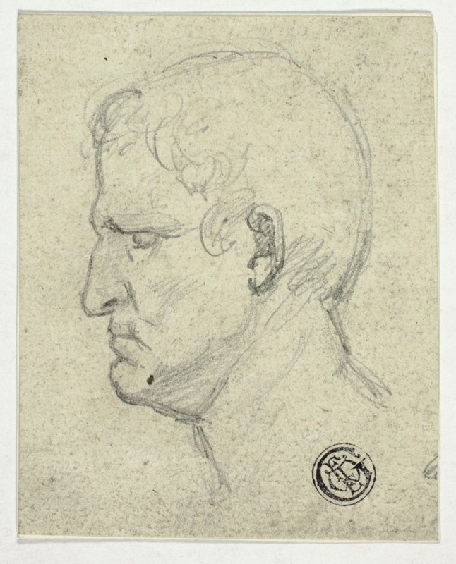 Head of Roman Emperor, n.d. Creator: William Mulready.
